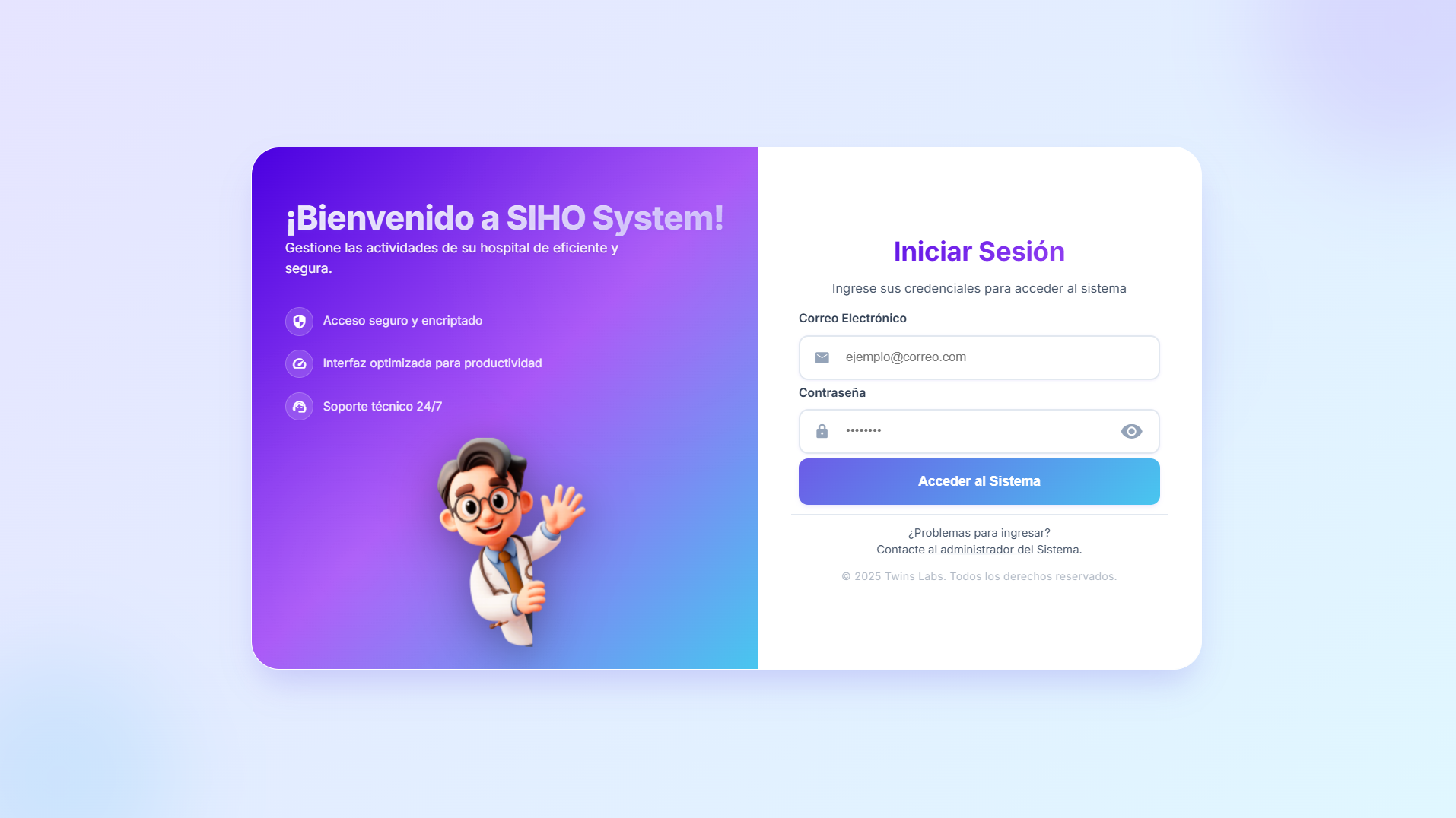 SIHOSystem - Sistema Integral de Gestion Hospitalaria